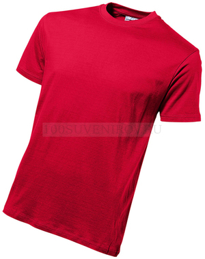 Фото Мужская футболка красная из хлопка HEAVY SUPER CLUB, размер 3XL