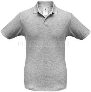 Фото Модная рубашка поло SAFRAN серый меланж, размер 3XL