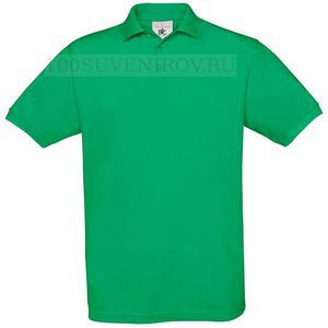 Фото Фирменная рубашка поло SAFRAN зеленая под полноцвет, размер S