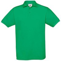 Рубашка поло брендовая SAFRAN зеленая, M