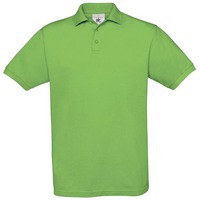 Рубашка поло крутая SAFRAN зеленое яблоко, S