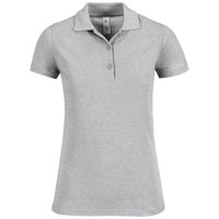 Фотка Рубашка поло женская Safran Timeless серый меланж M, люксовый бренд BNC