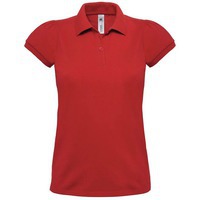 Рубашка поло женская удобная HEAVYMILL красная, XL