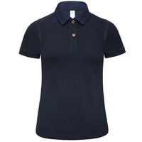 Рубашка поло женская практичная DNM FORWARD темно-синяя/джинс, S