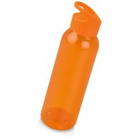 Бутылка оранжевая из пластика для воды PLAIN