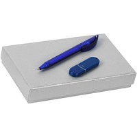 Деловой набор синий из пластика YOURDAY: ручка, флешка 8 гб