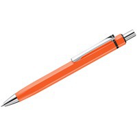 Ручка оранжевая из металла ическая шариковая шестигранная SIX