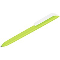 Ручка зеленая из пластика овая шариковая VANE KG F