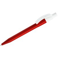 Ручка красная из пластика овая шариковая PIXEL KG F