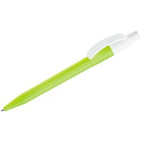 Ручка зеленая из пластика овая шариковая PIXEL KG F