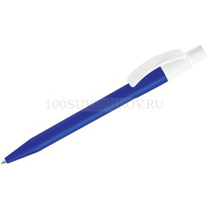 Фото Темно-синяя ручка из пластика овая шариковая PIXEL KG F