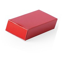 Подарочная коробка HALMER, красный, картон, 6 x 1,2 x 2,5 см