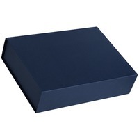 Коробка синяя из картона KOFFER