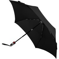Зонт складной черный из стали TS220 с безопасным механизмом
