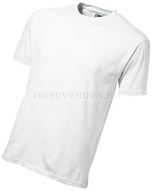 Фото Мужская футболка белая из хлопка HEAVY SUPER CLUB, размер 4XL