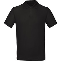 Рубашка поло мужская интересная INSPIRE черная, S