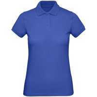 Рубашка поло женская крутая INSPIRE синяя, S