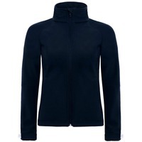 Картинка Куртка женская Hooded Softshell темно-синяя S от бренда BNC