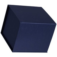Коробка синяя из картона ALIAN