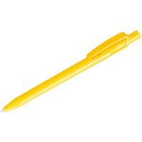 Ручка шариковая желтая из пластика TWIN SOLID