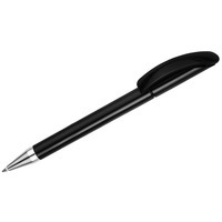 Ручка черная из пластика овая шариковая Prodir DS3 TPC