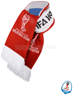 Фото Акриловый шарф Россия вязаный 2018 FIFA WORLD CUP RUSSIA