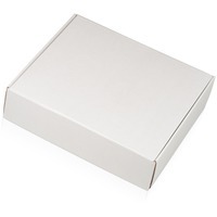 Коробка подарочная белая из картона ZAND большая