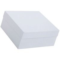 Коробка серая из картона SATIN, большая
