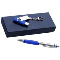 Набор Notes: ручка и флешка 8 Гб, синий