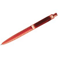 Ручка пластиковая красная из пластика шариковая Prodir QS 01 PRT софт-тач