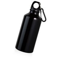 Бутылка черная из алюминия для спорта Re-SOURCE