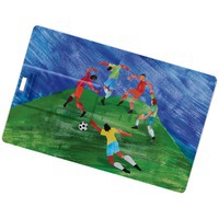 Картинка Флешка «Футбол via Матисс», 8 Гб, белая в каталоге Принтэссенция