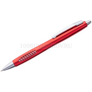 Фото Шариковая ручка красная из пластика BARRACUDA