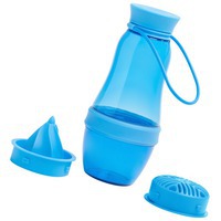 Бутылка синяя из пластика для воды AMUNGEN