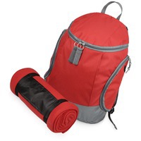 Подарочный набор для пикника Carino: плед, рюкзак и подстилка складная
