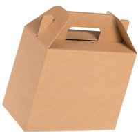 Коробка In Case S, крафт и пакет