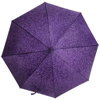 Зонт складной фиолетовый антишторм MAGIC с проявляющимся рисунком