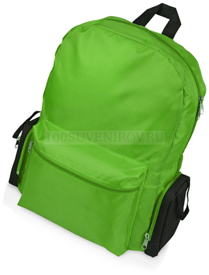Фото Зеленый рюкзак FOLD-IT складной под термотрансфер