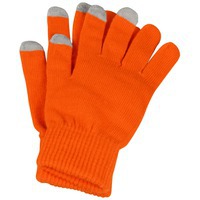 Перчатки оранжевые из акрила для сенсорного экрана СЕТ