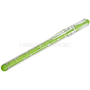 Фото Шариковая ручка зеленая из пластика "ЛАБИРИНТ"