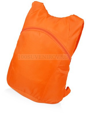 Фото Складной рюкзак оранжевый COMPACT под термотрансфер