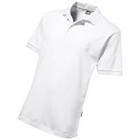 Рубашка поло мужская белая из хлопка FOREHAND C, XL