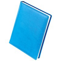 Ежедневник недатированный А6+ «Velvet», синий флуор