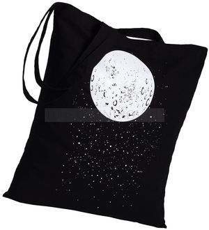 Фото Холщовая сумка «Что вечно под Луной» с люминесцентным принтом «Принтэссенция»