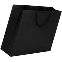 Пакет черный из картона AMPLE L