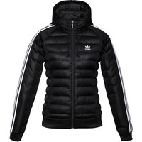 Фотка Куртка женская Slim с капюшоном, черная L от модного бренда Adidas
