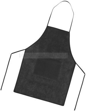 Фото Черный фартук JUNKET с шелкографией