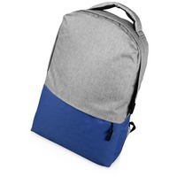 Двухцветный городской рюкзак FIJI с отделением для ноутбука, диагональ 15.6, макс. нагрузка до 20 кг., 29 х 10 х 44 см. Предусмотрено нанесение логотипа методом термотрансфера. , серый/синий