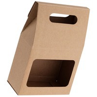 Подарочная картонная коробка с окошком