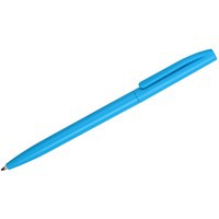 Ручка голубая из пластика овая шариковая REEDY